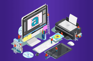 Creating impactful visuals for print media across various advertising formats.
